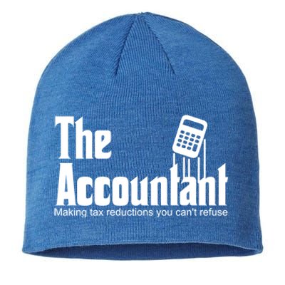 Accountant Funny Cpa Gift Accountant Humor Spoof Gift Sustainable Beanie