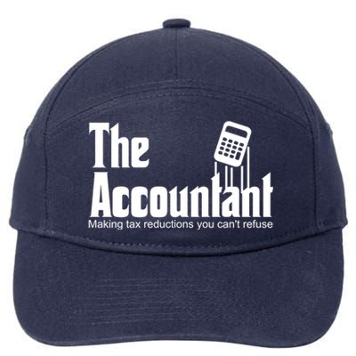 Accountant Funny Cpa Gift Accountant Humor Spoof Gift 7-Panel Snapback Hat