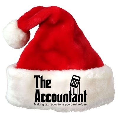 Accountant Funny Cpa Gift Accountant Humor Spoof Gift Premium Christmas Santa Hat