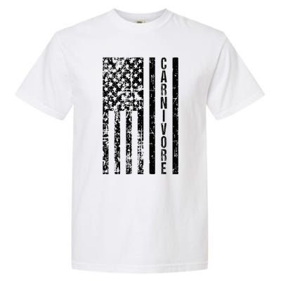 American Flag Carnivore Meat Eater Garment-Dyed Heavyweight T-Shirt