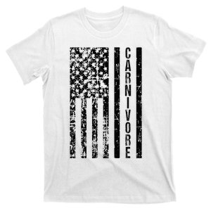 American Flag Carnivore Meat Eater T-Shirt