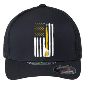 American Flag Craft Beer Brewery Oktoberfest Party Flexfit Unipanel Trucker Cap