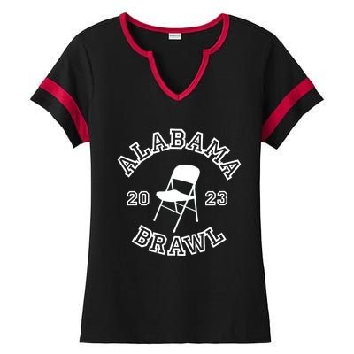 Alabama Folding Chair Brawl Ladies Halftime Notch Neck Tee