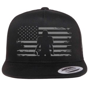 American Football Clothing Football Flat Bill Trucker Hat