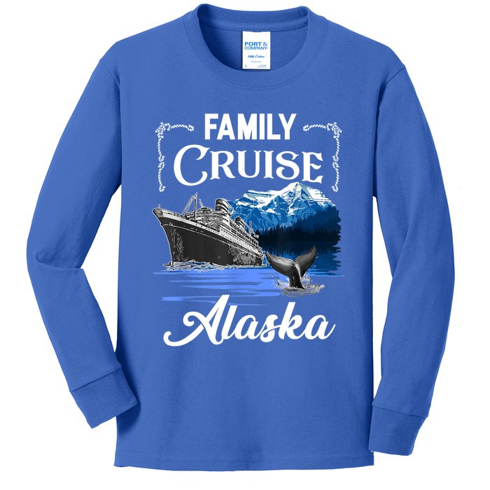 Alaska Family Cruise Meaningful Gift Kids Long Sleeve Shirt