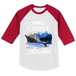 Alaska Family Cruise Meaningful Gift Kids Colorblock Raglan Jersey