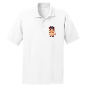 Antiguan Flag Cat Mom Souvenirs Products Kitten Antigua PosiCharge RacerMesh Polo