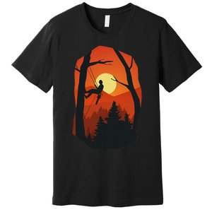 Arborist Forest Chainsaw Premium T-Shirt