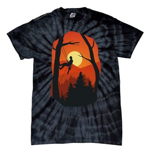 Arborist Forest Chainsaw Tie-Dye T-Shirt