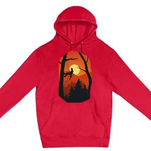 Arborist Forest Chainsaw Premium Pullover Hoodie