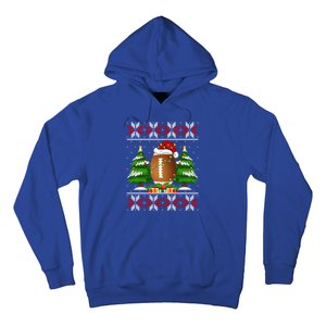 American Football Christmas Tree Lights Ugly Sweater Xmas Cute Gift Hoodie