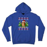 American Football Christmas Tree Lights Ugly Sweater Xmas Cute Gift Hoodie