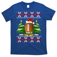 American Football Christmas Tree Lights Ugly Sweater Xmas Cute Gift T-Shirt