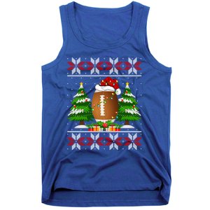 American Football Christmas Tree Lights Ugly Sweater Xmas Cute Gift Tank Top