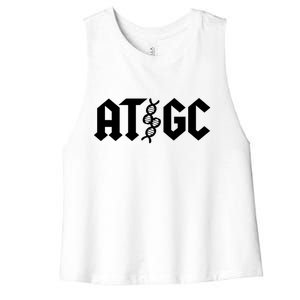 ATGC Funny Chemistry Science Women's Racerback Cropped Tank