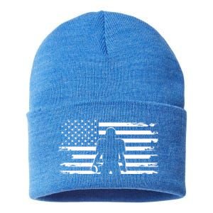 American Football Cute Gift Football Cute Gift Sustainable Knit Beanie