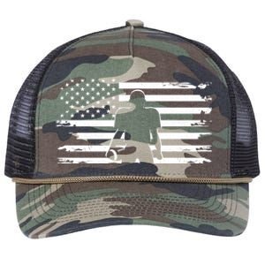 American Football Cute Gift Football Cute Gift Retro Rope Trucker Hat Cap