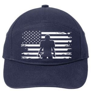 American Football Cute Gift Football Cute Gift 7-Panel Snapback Hat