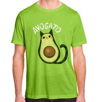 Avogato Funny Cat Avocado Cinco De Mayo Cat Lady Cat Lover Adult ChromaSoft Performance T-Shirt