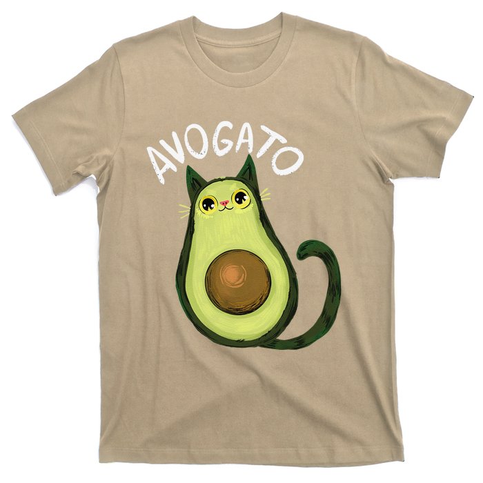 Avogato Funny Cat Avocado Cinco De Mayo Cat Lady Cat Lover T-Shirt