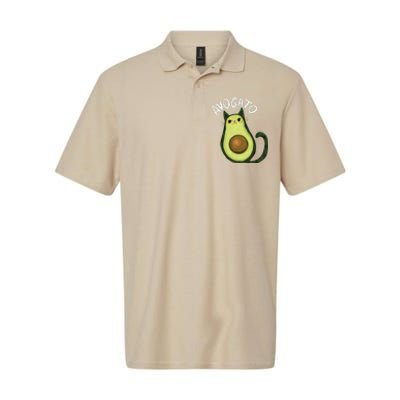 Avogato Funny Cat Avocado Cinco De Mayo Cat Lady Cat Lover Softstyle Adult Sport Polo