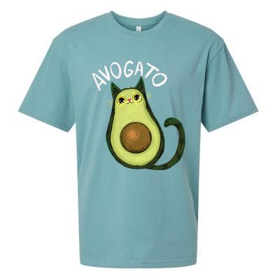 Avogato Funny Cat Avocado Cinco De Mayo Cat Lady Cat Lover Sueded Cloud Jersey T-Shirt