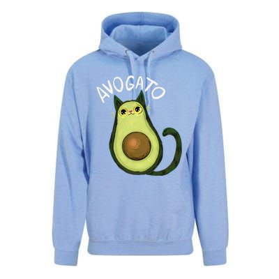 Avogato Funny Cat Avocado Cinco De Mayo Cat Lady Cat Lover Unisex Surf Hoodie