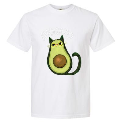 Avogato Funny Cat Avocado Cinco De Mayo Cat Lady Cat Lover Garment-Dyed Heavyweight T-Shirt