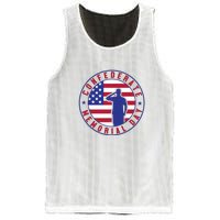 American Flag Confederate Memorial Day Gift Mesh Reversible Basketball Jersey Tank