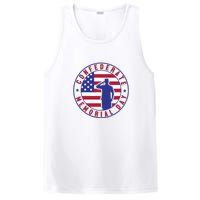 American Flag Confederate Memorial Day Gift PosiCharge Competitor Tank