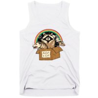 Adopt Forbidden Cats In Box Raccoon Skunks Possum Cat Lovers  Tank Top