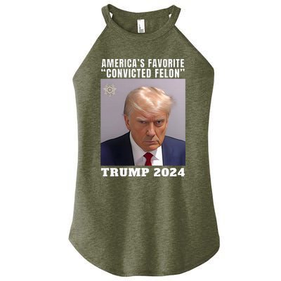 Americas Favorite Convicted Felon Protrump Women’s Perfect Tri Rocker Tank