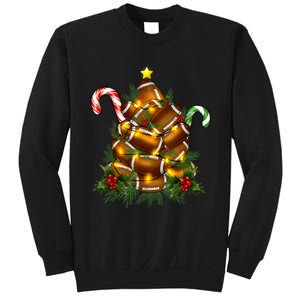 American Football Christmas Tree Christmas Pajamas Sweatshirt