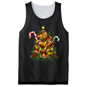 American Football Christmas Tree Christmas Pajamas Mesh Reversible Basketball Jersey Tank