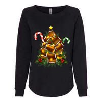 American Football Christmas Tree Christmas Pajamas Womens California Wash Sweatshirt