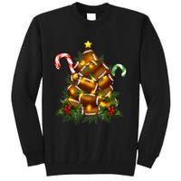 American Football Christmas Tree Christmas Pajamas Tall Sweatshirt