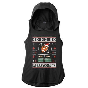 American Football Christmas Sweater Xmas Gift Ladies PosiCharge Tri-Blend Wicking Draft Hoodie Tank