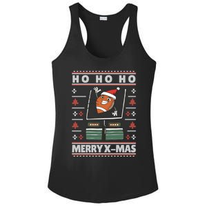 American Football Christmas Sweater Xmas Gift Ladies PosiCharge Competitor Racerback Tank