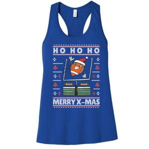 American Football Christmas Sweater Xmas Gift Women's Racerback Tank