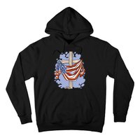 American Flag Cross Hoodie