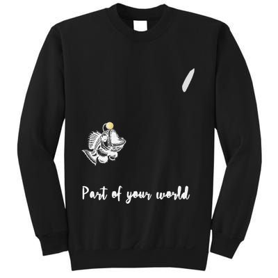 Angler Fish Deep Sea Cute Rip .Png Sweatshirt