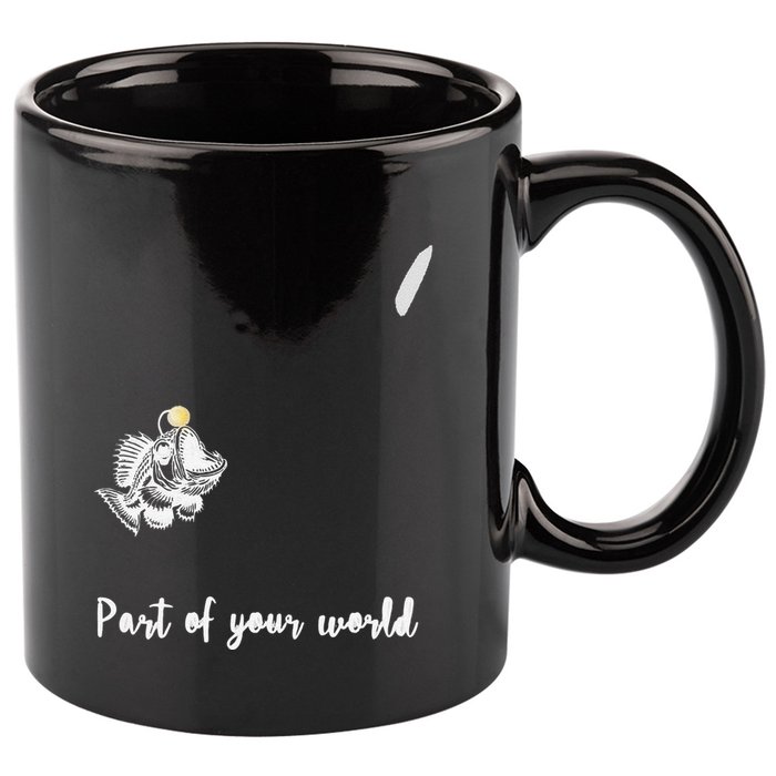 Angler Fish Deep Sea Cute Rip .Png 11oz C Handle Ceramic Mug
