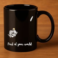 Angler Fish Deep Sea Cute Rip .Png 11oz C Handle Ceramic Mug