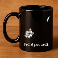 Angler Fish Deep Sea Cute Rip .Png 11oz C Handle Ceramic Mug