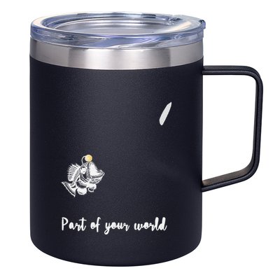 Angler Fish Deep Sea Cute Rip .Png 12oz Stainless Steel Coffee Mug