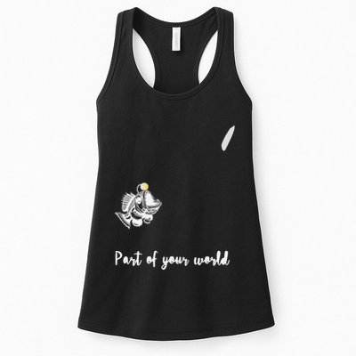 Angler Fish Deep Sea Cute Rip .Png Womens Tank Top