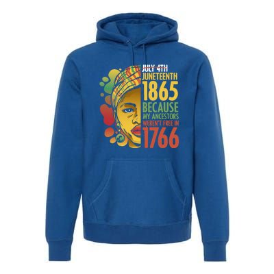 Ancestors Freedom Day For Black African Independence Great Gift Premium Hoodie