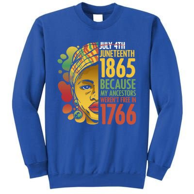 Ancestors Freedom Day For Black African Independence Great Gift Tall Sweatshirt