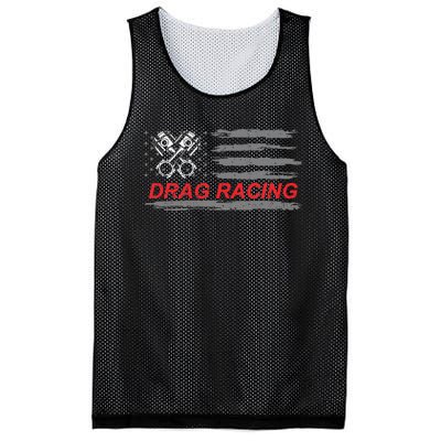 American Flag Drag Racing Car Lover Gift Idea Mm Mesh Reversible Basketball Jersey Tank