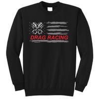 American Flag Drag Racing Car Lover Gift Idea Mm Tall Sweatshirt